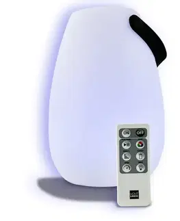 Lampy   stojące Stolná lampa LED OXOR IP44 RGB ACCU