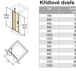 Sprchovacie kúty HUPPE - Sprchové dvere 90 cm Hüppe Classics 2 C23205.069.322 C23205.069.322