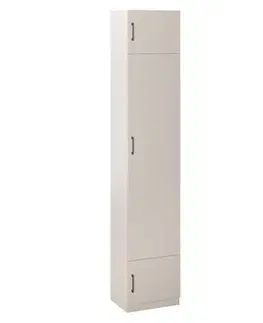Šatníkové skrine KONDELA Sivon 3D vešiaková skriňa kašmír