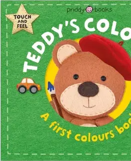 Leporelá, krabičky, puzzle knihy Teddy's Colours - Priddy Books