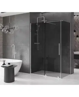Sprchovacie kúty MEXEN/S - Velár sprchovací kút, posuvné dvere 150 x 80, grafit, chróm 871-150-080-41-01