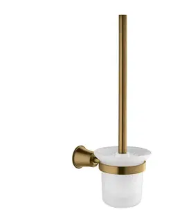 Doplnky do kúpeľne OMNIRES - ART LINE WC kefa bronz /BR/ AL53620BR