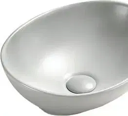 Umývadlá MEXEN - Elza umývadlo na dosku 40 x 33, platinová mat 21014063