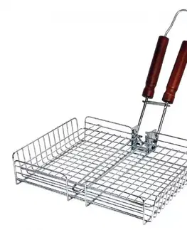 Príslušenstvo ku grilom Grilovací kôš BBQ 32x26 cm