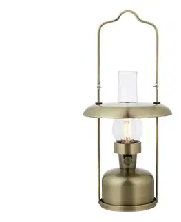 Záhradné lampy Markslöjd 108894-LED Stmievateľná nabíjacia lampa FANOS LED/2,5W/3,7V 4000 mAh IP44 mosadz 108894