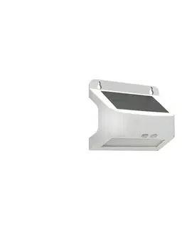 Svietidlá  LED solárne nástenné svietidlo so senzorom SOLTO LED/6W/3,7V 4000K IP54 2400 mAh biela OE-STLR64-10