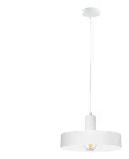 Svietidlá Keter Lighting Závesný luster na lankách ARCANE 1xE27/60W/230V biela 3404