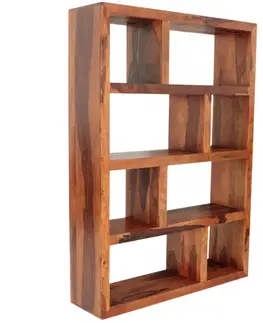 Knižnice Knižnica Tara 130x180x35 indický masív palisander