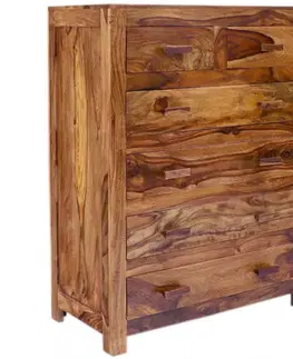 Komody Komoda Kali 90x120x45 indický masív palisander