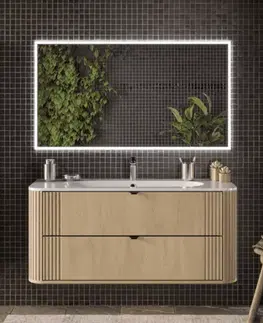 Umývadlá ArtCom Keramické umývadlo PURE | biely lesk 120 cm