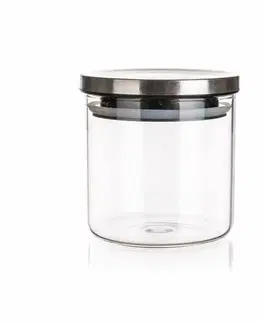 Misky a misy Dóza sklenená FREIA 650 ml, s viečkom, 0,65 l