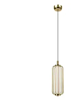 Svietidlá  LED luster na lanku BONNIE LED/15W/230V 3000K zlatá LM-1.290/A/ZŁOTY
