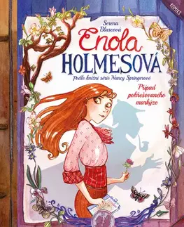 Dobrodružstvo, napätie, western Enola Holmesová - Případ pohřešovaného markýze (komiks) - Nancy Springer