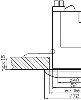 Stropná svetla Stropné svietidlo so zlatou patinou okrúhle OZS-01