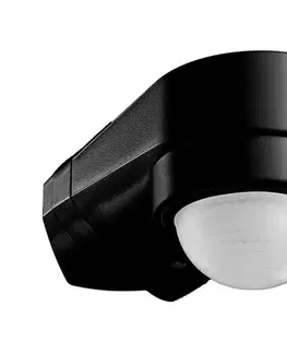 Svietidlá  Vonkajší senzor pohybu infračervený 240° 600W/230V IP65 čierna 6612