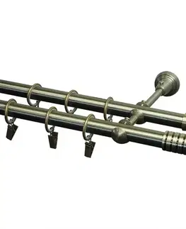Garniže a kolajničky Garniž II Stylus Fi 19  200 cm Mati