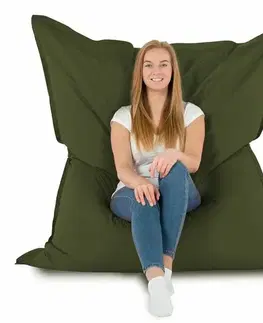 Sedacie vaky a kocky Sedací vak outdoor XXL TiaHome - AO41 - Zelená tmavá