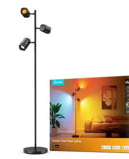 Lampy Govee - LED RGBICWW Stmievateľná stojacia lampa TREE MATTER LED/48W/230V Wi-Fi H60B2311