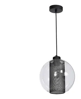 Svietidlá  Luster FUNA 1xE27/60W/230V čierna 8256