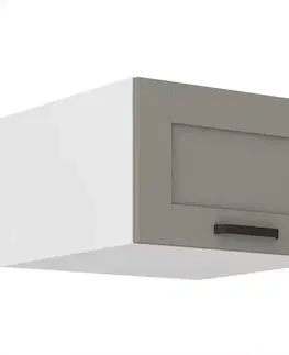 Kuchynské skrinky visiace Kuchynská skrinka Luna claygrey/biela 60 Nagu-36 1F