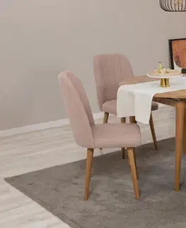 Jedálenské sety Jedálenský set s rozkladacím stolom a stoličkami (5 kusov) Vina 0900 - Atlantic Pine, Stone
