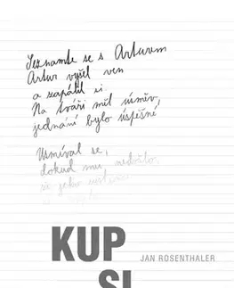 Česká poézia Kup si vlastní - Jan Rosenthaler