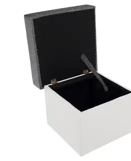 Taburetky NABBI T3 taburetka sivá (Sawana 05) / biela (Soft 17)