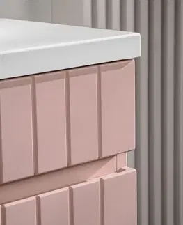 Kúpeľňový nábytok COMAD - Skrinka pod umývadlo 100cm 1 szuflada ICONIC ROSE 5907611656259