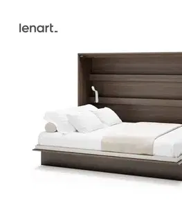 Postele Dig-net nábytok Sklápacia posteľ Lenart BED CONCEPT BC-04 dub dunin | 140 x 200 cm