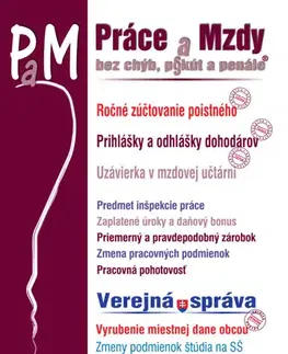 Dane, účtovníctvo Práce a Mzdy bez chýb, pokút a penále č. 11-12 / 2024 - Ročné zúčtovanie poistného