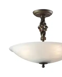Svietidlá Elstead PB-SF-A-BLK-GOLD - Prisadený luster PEMBROKE 3xE14/60W/230V PB-SF-A-BLK-GOLD