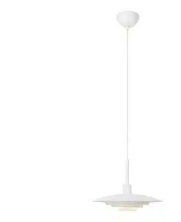 Svietidlá Markslöjd 108874 - Závesný luster PINY na lanku 1xE27/60W/230V pr. 35 cm biela 108874