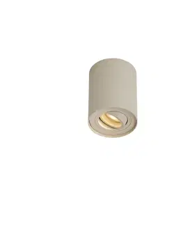 Bodove svetla Moderné prisadené bodové svietidlo béžové GU10 50mm otočné a naklápacie - Rondoo Up