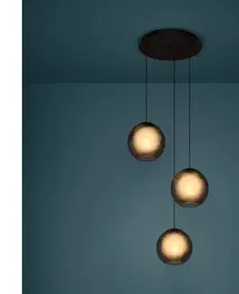 Svietidlá Eglo 390213 - Luster na lanku ARANGONA 3xE27/40W/230V dymová 390213