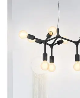 Svietidlá Eglo 98346 - Luster na lanku BOCADELLA 9xE27/60W/230V 98346