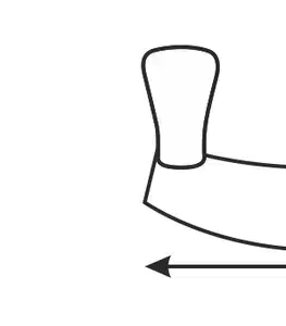 Kuchynské náradie Tescoma nôž na sekanie - kolíska PRESTO 18 cm