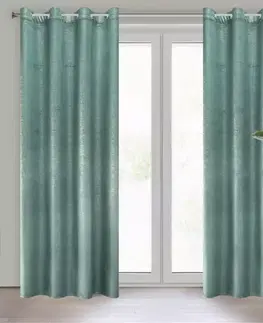 Závesy do spálne Záves MABEL 140X250 na priechodkách 367087