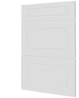 MDF fronty PVC Dvierka Quantum D3M/D3E/D3H/D3A 50 white super mat