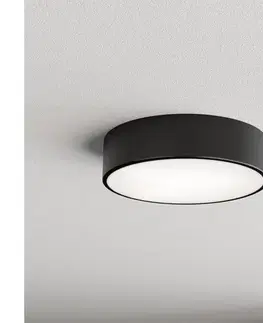 Svietidlá BRILAGI - Stropné svietidlo so senzorom CLARE 2xE27/40W/230V pr. 30 cm čierna 8590828405825