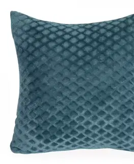 Dekoračné obliečky Obliečka na vankúš D91/PO/Bela 40x40 modrá 367439