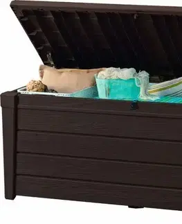 Úložné boxy a chladničky KETER Úložný box BRIGHT 455 L | hnedá