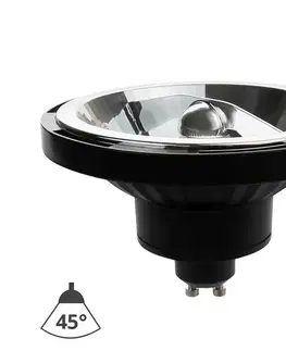 Žiarovky  LED Žiarovka AR111 GU10/12W/230V 3000K 45° čierna 14568