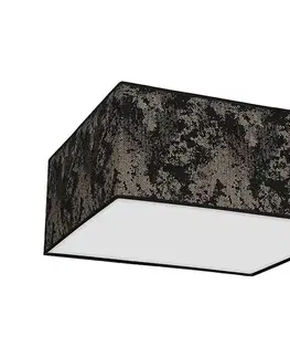Svietidlá  Stropné svietidlo SATINO 3xE27/60W/230V čierna/zlatá MLP7315