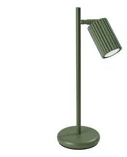 Lampy  SL.1624 - Stolná lampa KARBON 1xGU10/10W/230V zelená SL.1624