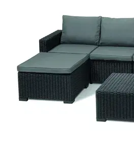 Záhradné ratanové zostavy KETER Záhradný set FLORIDA chaise longue | grafit