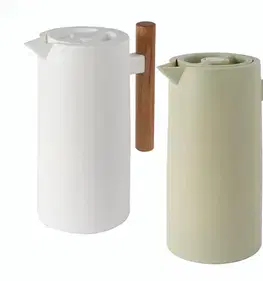Termosky a termohrnčeky MAKRO - Termodžbán 1L rôzne farby, umelá hmota / sklo, výška 25cm