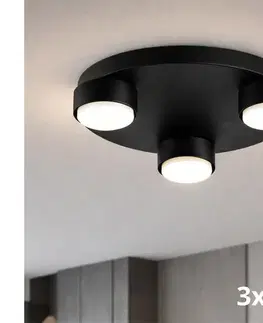 Svietidlá BRILAGI - LED RGB stmievateľné stropné svietidlo MONO 3xGX53/14W/230V Wi‑Fi Tuya priemer 30 cm čierne BG4574+3xIM1490