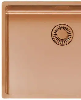 Kuchynské drezy Reginox Nerezový drez Reginox New York 50x40, R38758, Copper / meď R38758
