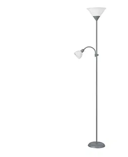 Lampy Rabalux 4028 - Stojaca lampa ACTION 1xE27/100W + E14/25W