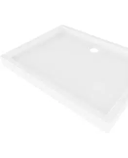 Vane MEXEN - Flow+ sprchová vanička obdĺžniková 80 x 100, biela lesk 46R108010H